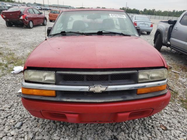 1GCCS14X4X8136339 - 1999 CHEVROLET S TRUCK S10 RED photo 5