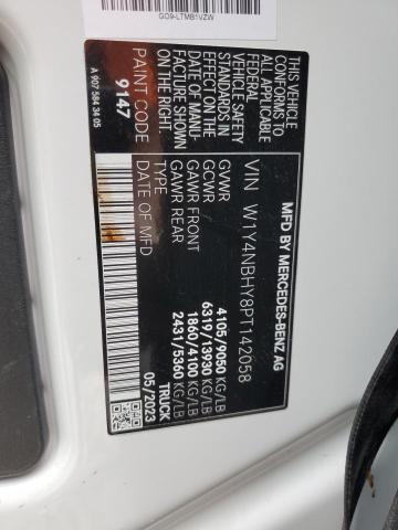 W1Y4NBHY8PT142058 - 2023 MERCEDES-BENZ SPRINTER 2500 WHITE photo 13