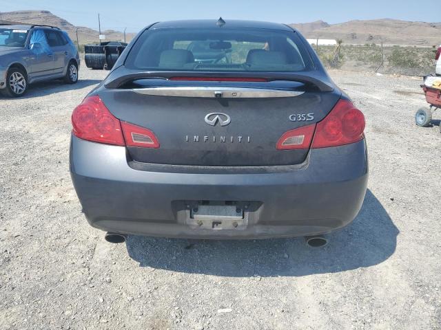 JNKBV61E37M721230 - 2007 INFINITI G35 4DOOR GRAY photo 6