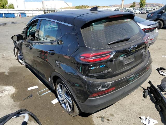 1G1FW6S09P4176453 - 2023 CHEVROLET BOLT EV 1LT BLACK photo 2