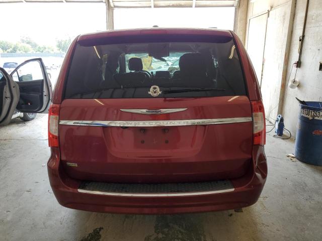 2A4RR8DG7BR641118 - 2011 CHRYSLER TOWN & COU TOURING L MAROON photo 6