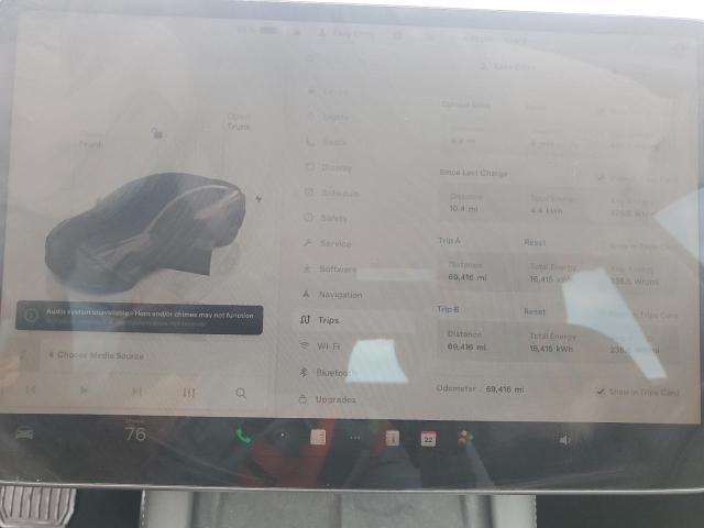 5YJ3E1EA1PF664633 - 2023 TESLA MODEL 3 GRAY photo 9