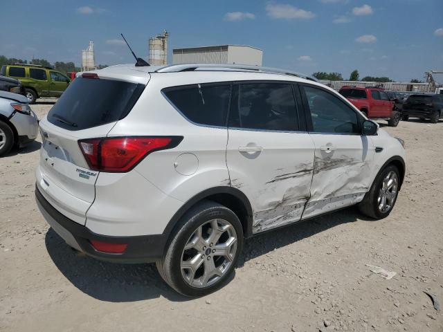 1FMCU0J94KUC26452 - 2019 FORD ESCAPE TITANIUM Blanc photo 3