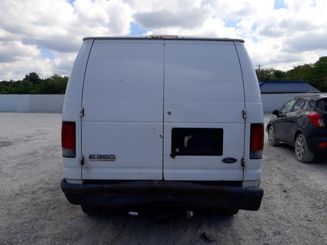 1FTSE34L67DB48897 - 2007 FORD ECONOLINE E350 SUPER DUTY VAN WHITE photo 6