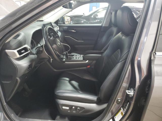 5TDGZRBH2NS569951 - 2022 TOYOTA HIGHLANDER XLE 灰色 照片 7