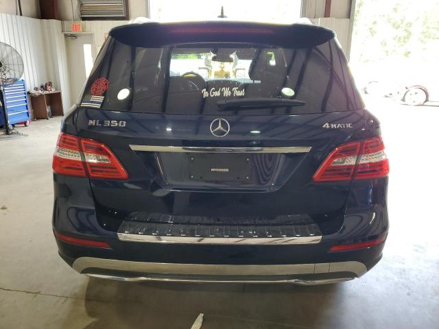 4JGDA5HBXFA579580 - 2015 MERCEDES-BENZ ML 350 4MATIC BLUE photo 6