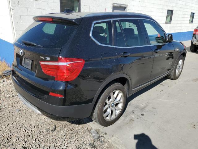 5UXWX7C51BL731848 - 2011 BMW X3 XDRIVE35I BLACK photo 3