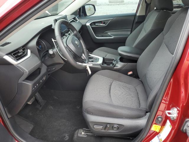 4T3R6RFV7MU030787 - 2021 TOYOTA RAV4 XLE 红色 照片 7