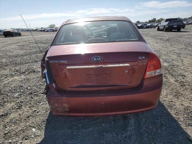 KNAFE122875376617 - 2007 KIA SPECTRA EX RED photo 6