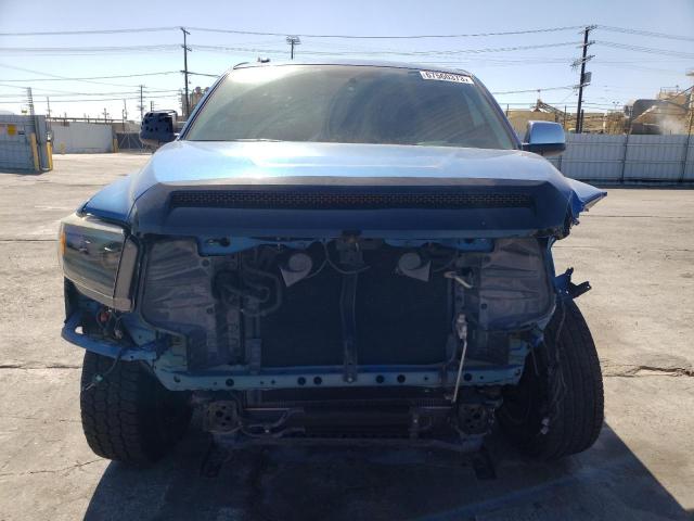 5TFRY5F18HX213553 - 2017 TOYOTA TUNDRA DOUBLE CAB SR/SR5 BLUE photo 5