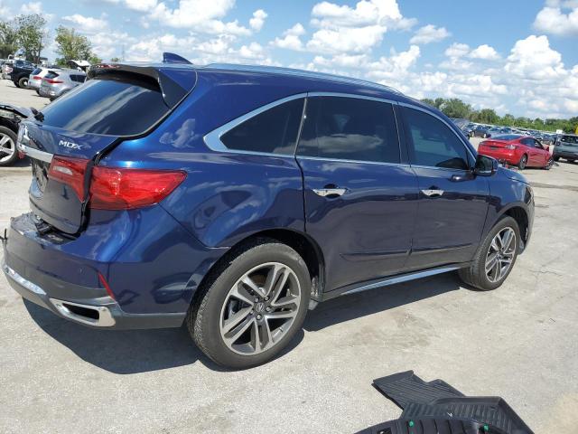 5FRYD3H82HB000449 - 2017 ACURA MDX ADVANCE BLUE photo 3