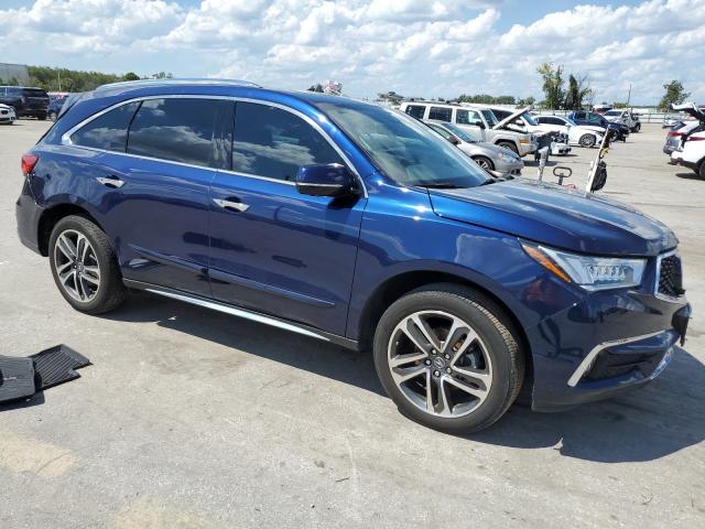 5FRYD3H82HB000449 - 2017 ACURA MDX ADVANCE BLUE photo 4