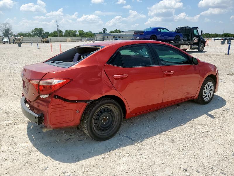 5YFBURHE5KP875200 - 2019 TOYOTA COROLLA LE L RED photo 3