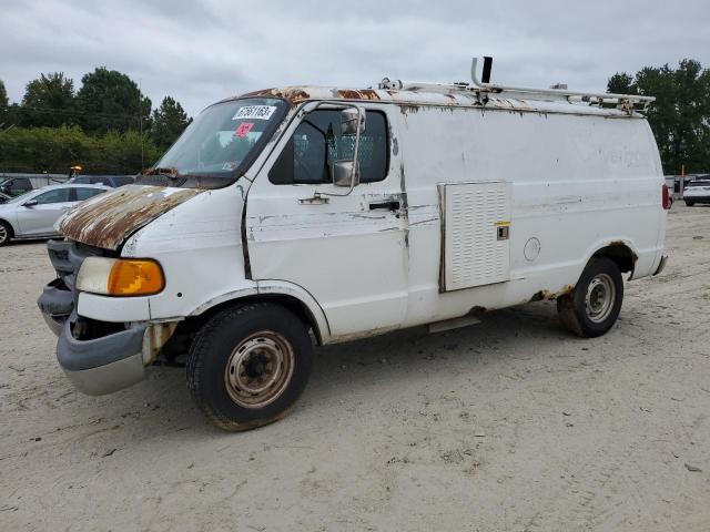 2B7KB31Z3YK147666 - 2000 DODGE RAM VAN B3500 WHITE photo 1