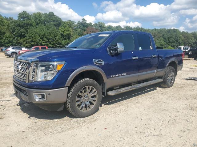 1N6BA1F43GN514733 - 2016 NISSAN TITAN XD SL BLUE photo 1