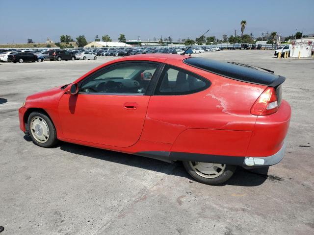 JHMZE13701T000621 - 2001 HONDA INSIGHT RED photo 2