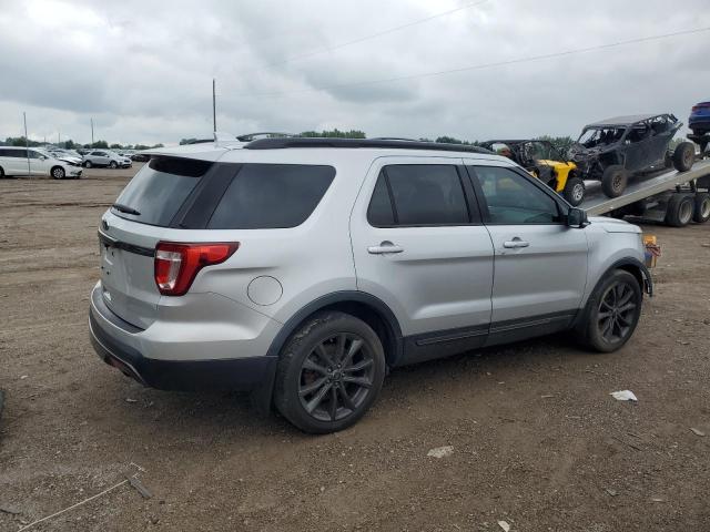 1FM5K7D89HGA03180 - 2017 FORD EXPLORER XLT 银色 照片 3
