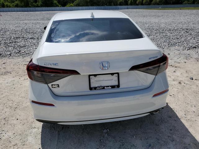 2HGFE2F52SH559284 - 2025 HONDA CIVIC SPORT თეთრი ფოტო 6