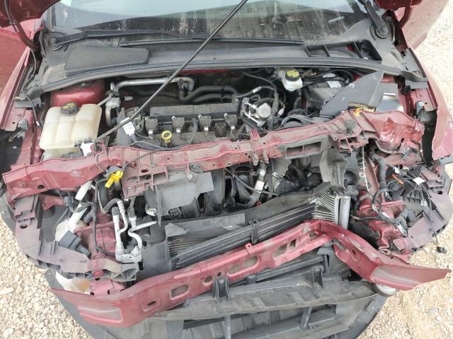 1FADP3N26HL279589 - 2017 FORD FOCUS TITANIUM RED photo 11