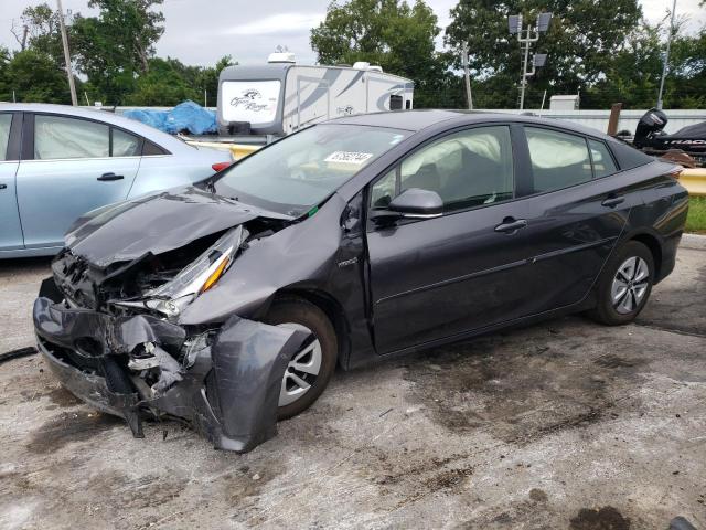 JTDKBRFU4J3598739 - 2018 TOYOTA PRIUS GRAY photo 1