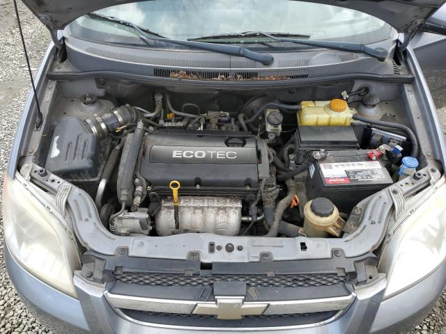 KL1TD5DE9AB117125 - 2010 CHEVROLET AVEO LS Gümüş foto 11