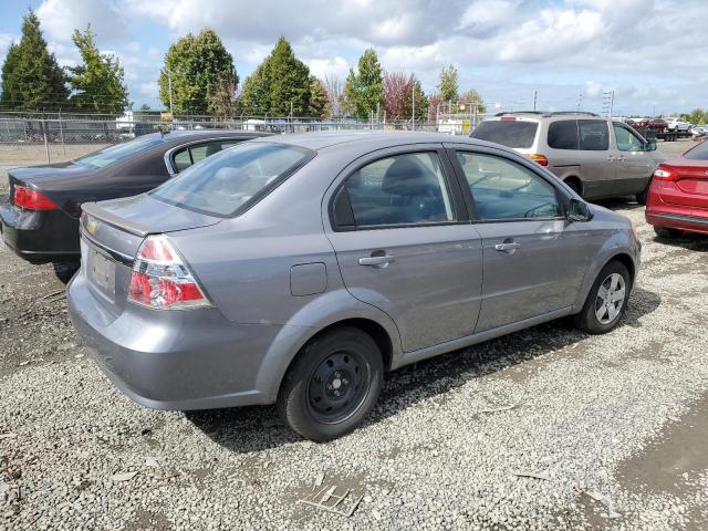 KL1TD5DE9AB117125 - 2010 CHEVROLET AVEO LS SILVER photo 3