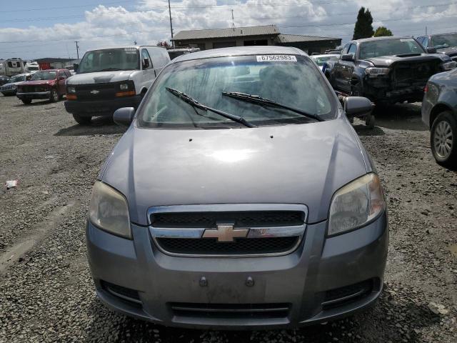 KL1TD5DE9AB117125 - 2010 CHEVROLET AVEO LS Gümüş foto 5