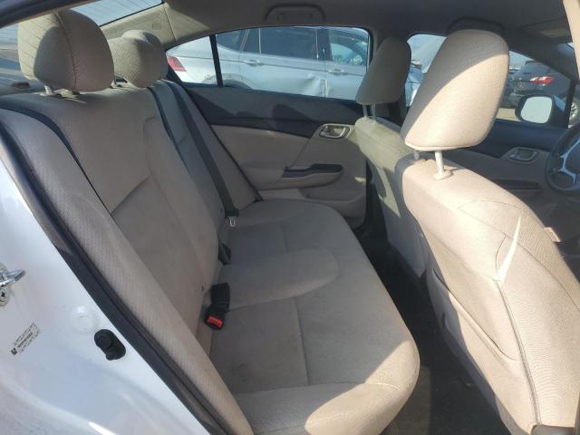 19XFB2F59DE033630 - 2013 HONDA CIVIC LX WHITE photo 10