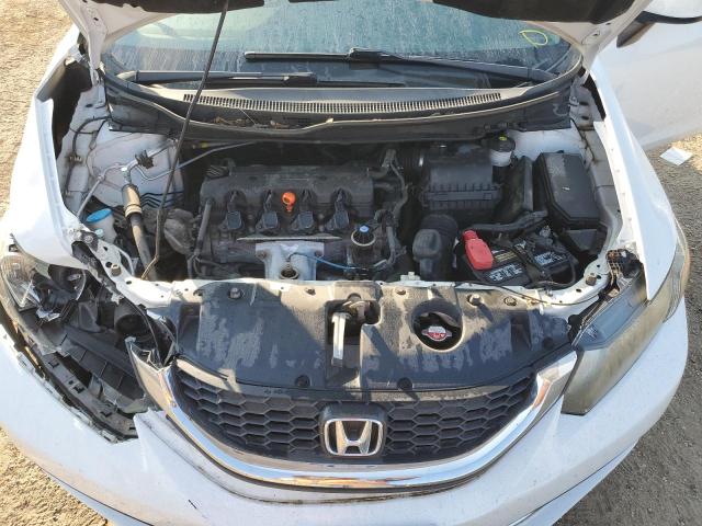 19XFB2F59DE033630 - 2013 HONDA CIVIC LX WHITE photo 11