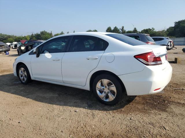 19XFB2F59DE033630 - 2013 HONDA CIVIC LX WHITE photo 2
