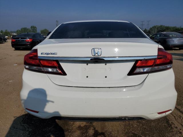 19XFB2F59DE033630 - 2013 HONDA CIVIC LX WHITE photo 6