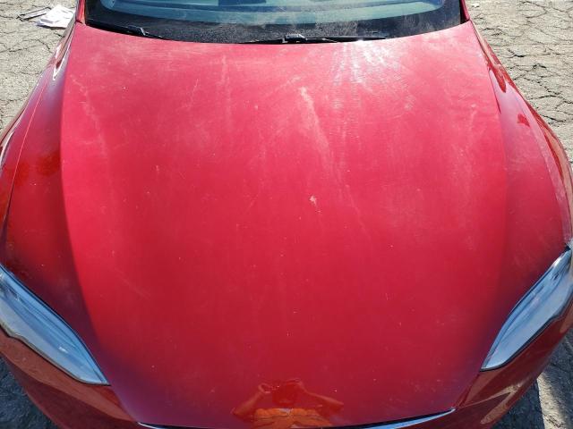 5YJSA1E2XLF408808 - 2020 TESLA MODEL S Червоний фото 11