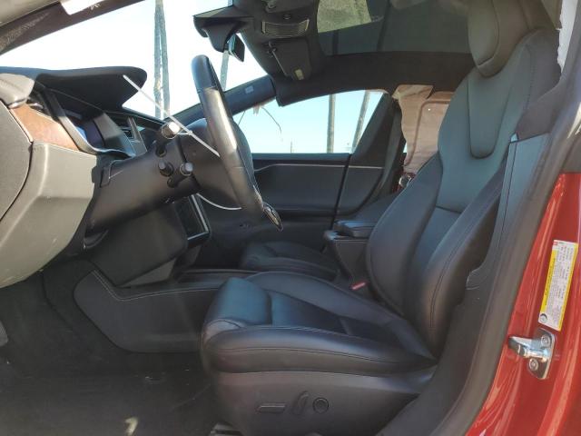 5YJSA1E2XLF408808 - 2020 TESLA MODEL S Червоний фото 7