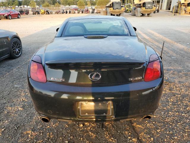 JTHFN48Y640053402 - 2004 LEXUS SC 430 BLACK photo 6