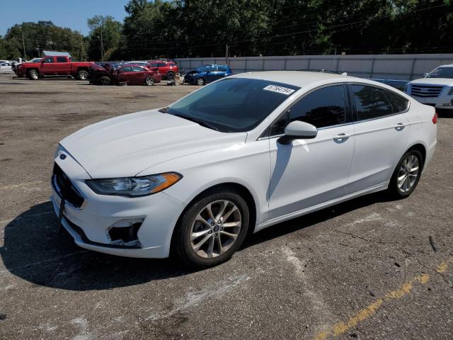 3FA6P0HD8LR242056 - 2020 FORD FUSION SE WHITE photo 1