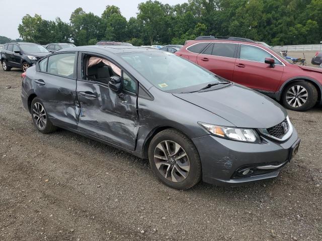 19XFB2F92DE283150 - 2013 HONDA CIVIC EXL GRAY photo 4