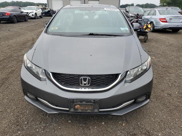 19XFB2F92DE283150 - 2013 HONDA CIVIC EXL GRAY photo 5