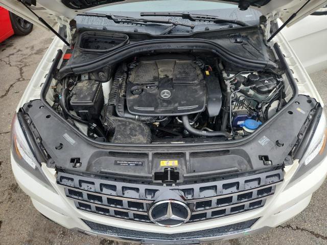 4JGDA5HB0EA369455 - 2014 MERCEDES-BENZ ML 350 4MATIC WHITE photo 12