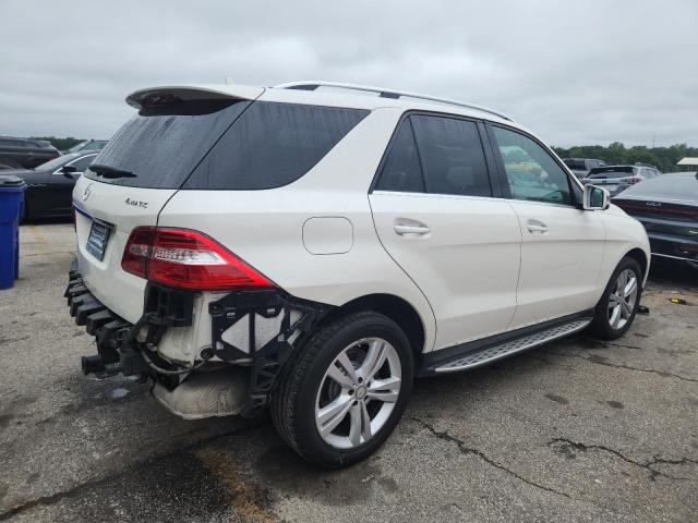 4JGDA5HB0EA369455 - 2014 MERCEDES-BENZ ML 350 4MATIC WHITE photo 3