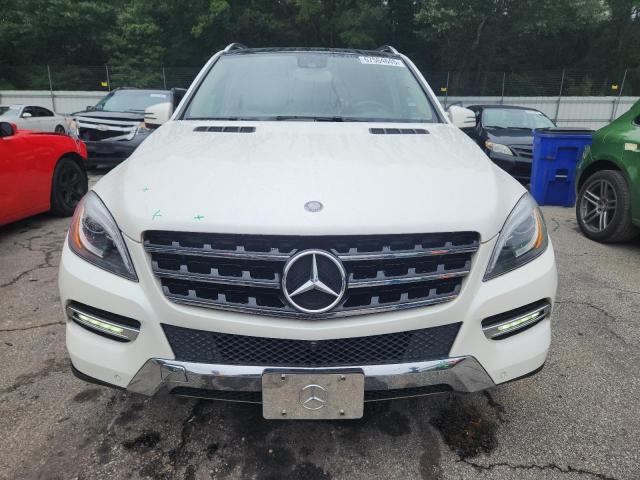 4JGDA5HB0EA369455 - 2014 MERCEDES-BENZ ML 350 4MATIC WHITE photo 5