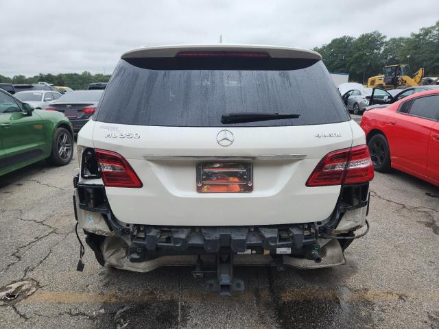4JGDA5HB0EA369455 - 2014 MERCEDES-BENZ ML 350 4MATIC WHITE photo 6