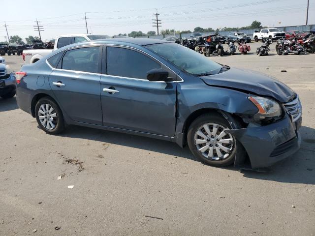 3N1AB7AP9DL769370 - 2013 NISSAN SENTRA S BLUE photo 4