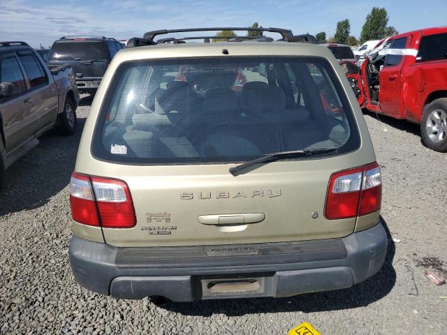 JF1SF63561H718081 - 2001 SUBARU FORESTER L GOLD photo 6