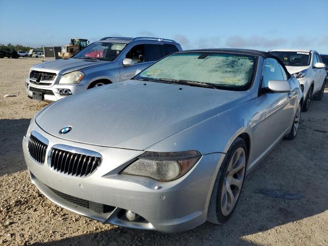 WBAEK73455B323931 - 2005 BMW 645 CI AUTOMATIC GRAY photo 2