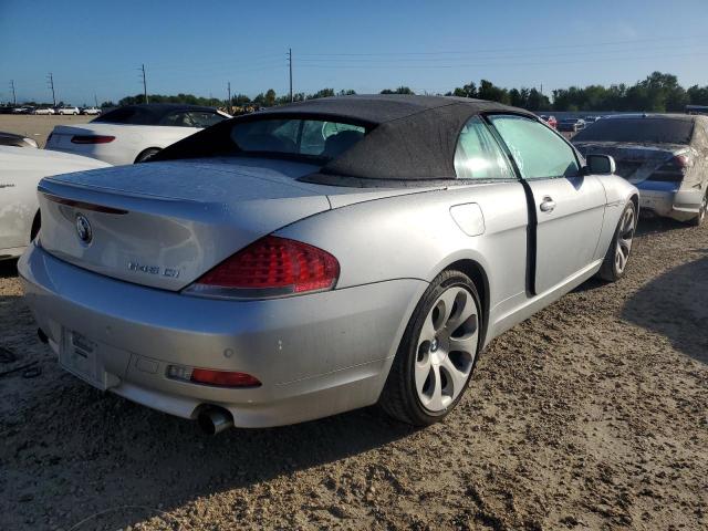 WBAEK73455B323931 - 2005 BMW 645 CI AUTOMATIC GRAY photo 4