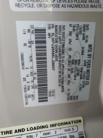 5LMFU28586LJ28657 - 2006 LINCOLN NAVIGATOR 白色 照片 14