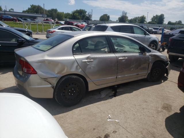 1HGFA165X6L128657 - 2006 HONDA CIVIC LX GRAY photo 3