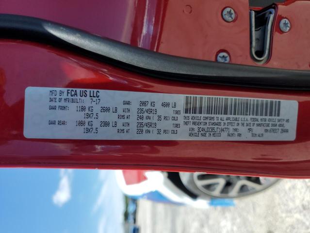 3C4NJDCB5JT104771 - 2018 JEEP COMPASS LIMITED Bordeaux photo 13