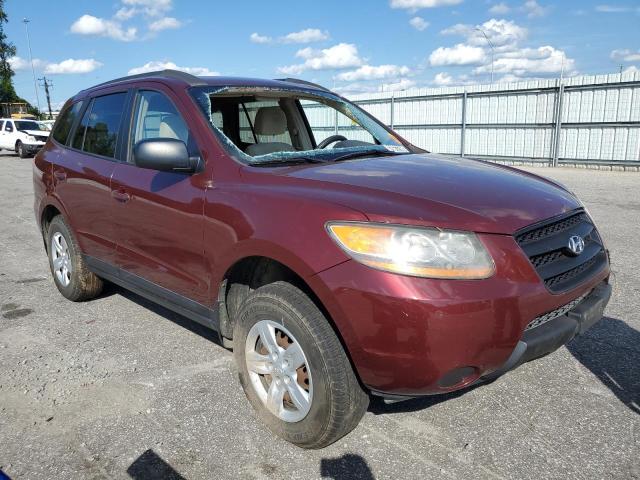 5NMSG13D09H326757 - 2009 HYUNDAI SANTA FE GLS BURGUNDY photo 4