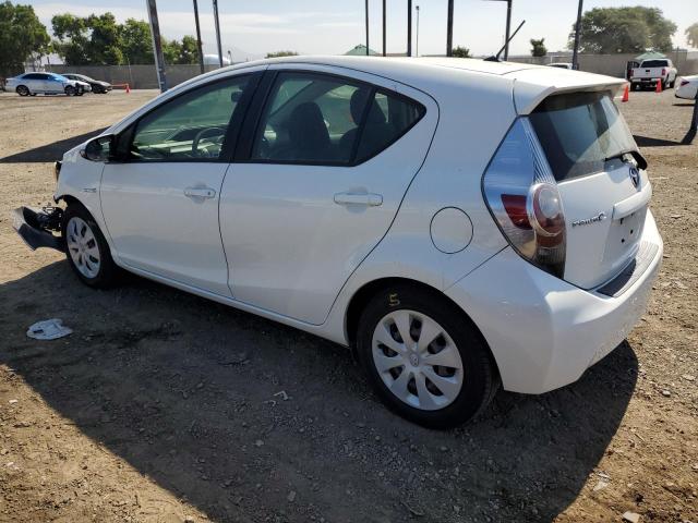 JTDKDTB39D1550786 - 2013 TOYOTA PRIUS C WHITE photo 2